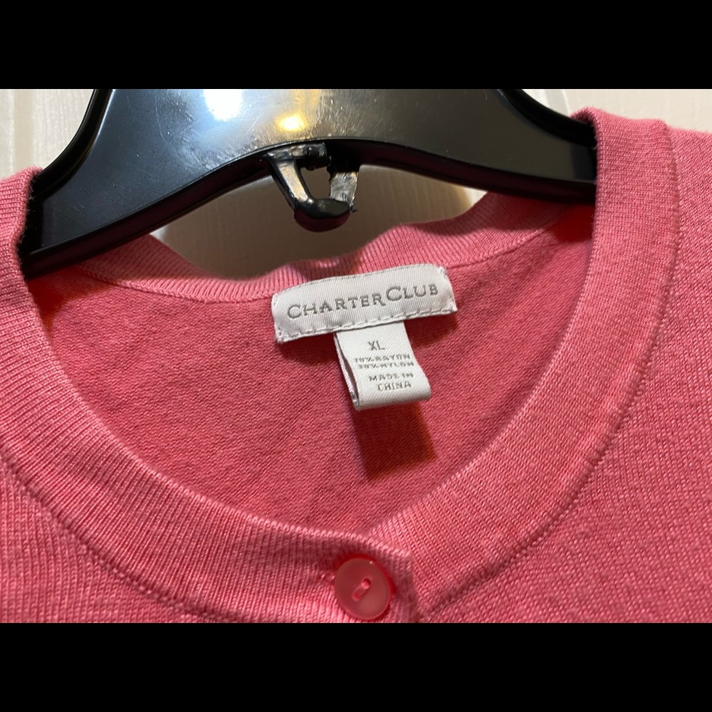 Unknown Pink Button Up Shrug Size XL